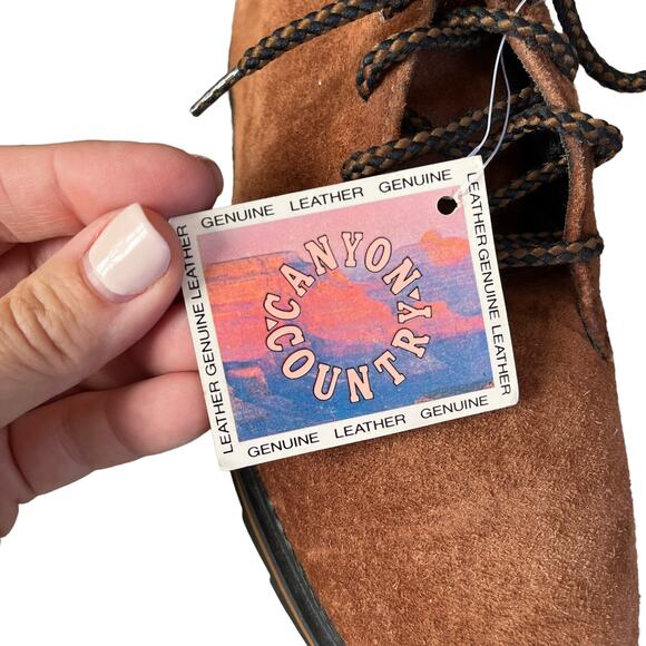 Canyon Country Womens Brown Susan Leather Shoes Boots NEW Size 7 - Picture 8 of 8